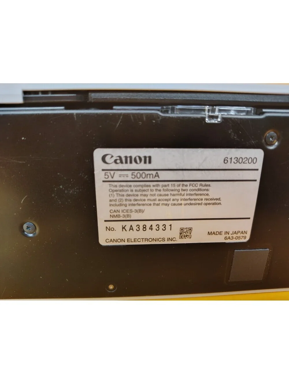 Canon imageFORMULA R10 Portable Document Scanner